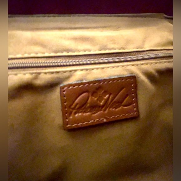 Patricia Nash Tooled Leather Satchel Purse - Picture 11 of 12